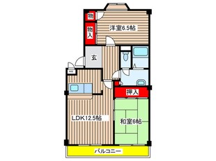 エステ－ト徳重の物件間取画像